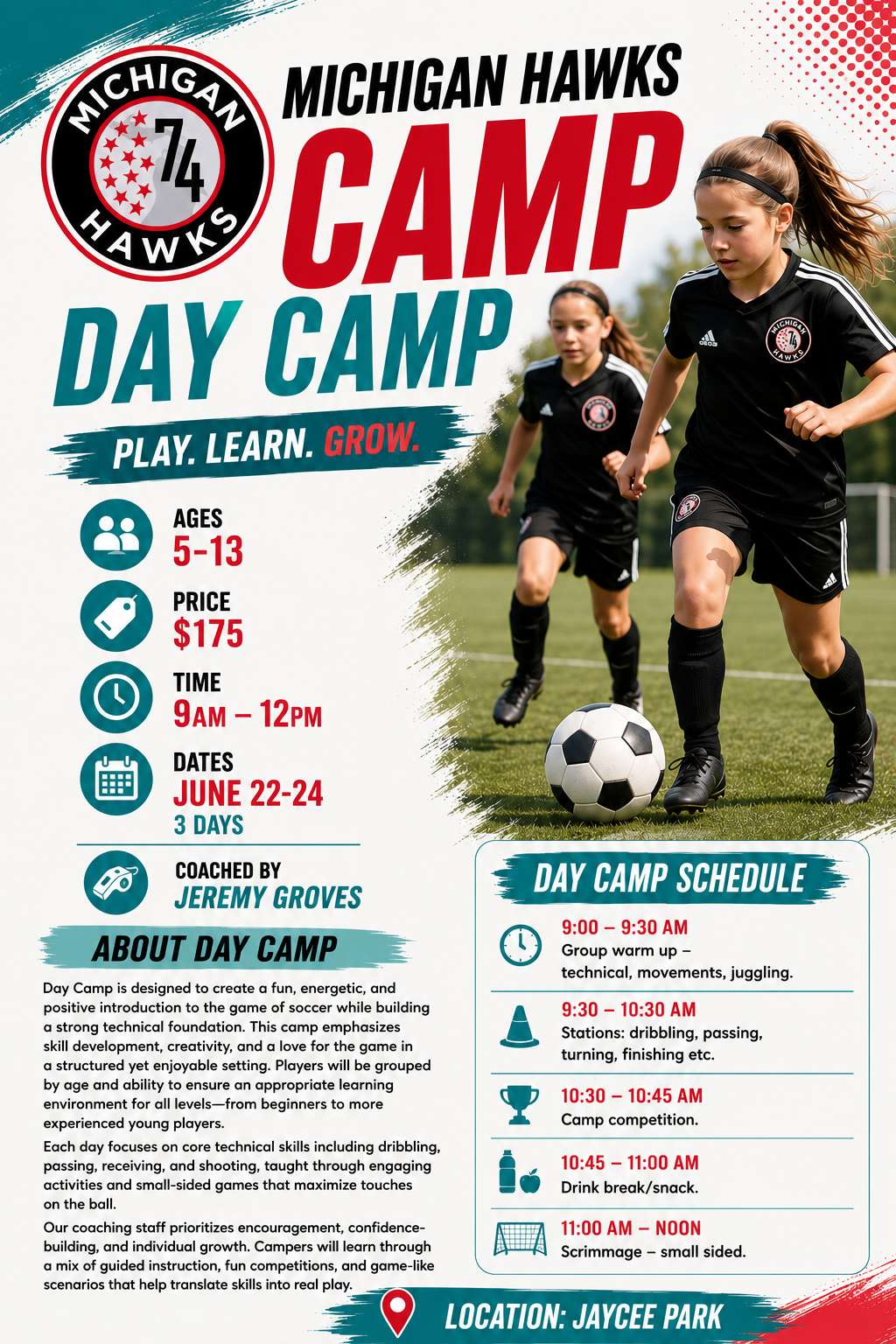 Michigan Hawks Summer Camp