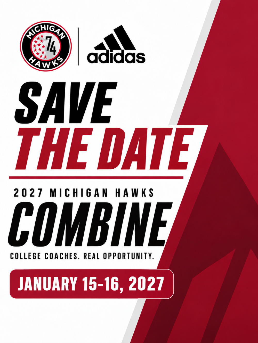 2027 Michigan Hawks Combine Save the Date